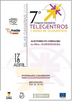 Cartell 7º Congreso Nacional de Telecentros y Redes de Telecentros